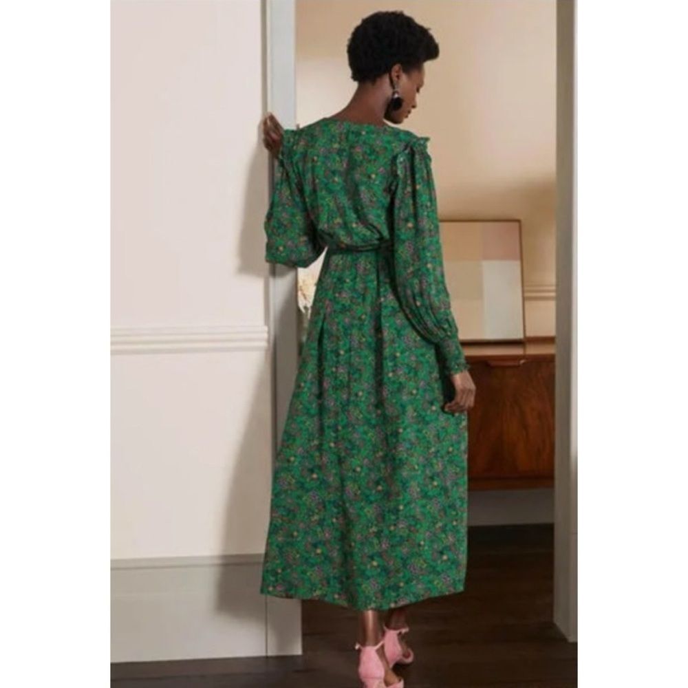 Boden Nwt Us 6p Becky Midi Wrap Dress ~Nwt — image 4 of 6